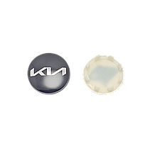 Заглушки ковпачки литих дисків Kia чорні новий тип