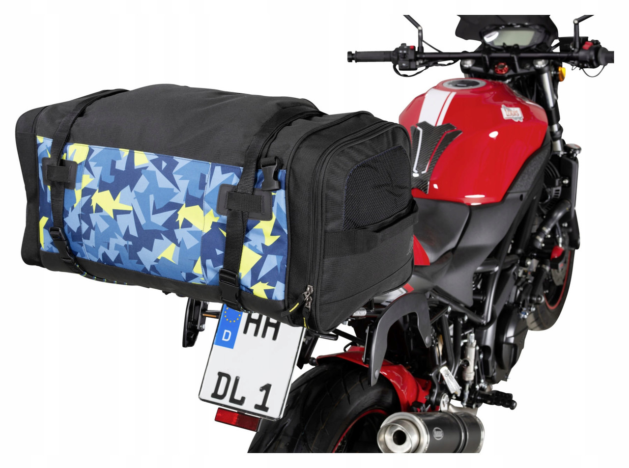 Мотосумка дорожня — рюкзак 2 в 1, багажна сумка на мотоцикл 40L Louis