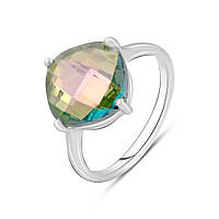 Серебряное кольцо Komilfo с мистик топазом 4.325ct, вес изделия 2,64 гр (2121978) 18 размер