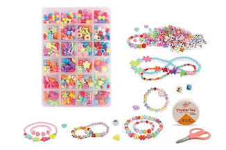 Набір з бісеру, намистин  і прикрас , в коробці розмір19*13,5см