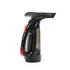 Мийка для вікон акумуляторна LEHMANN SARGO, чорна, з вбудованим розпилювачем і телескопічною штангою, фото 2