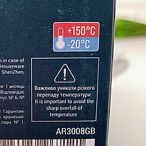 Скляний чайник для заварювання з підставкою для підігріву 0.8 л Ardesto, фото 2