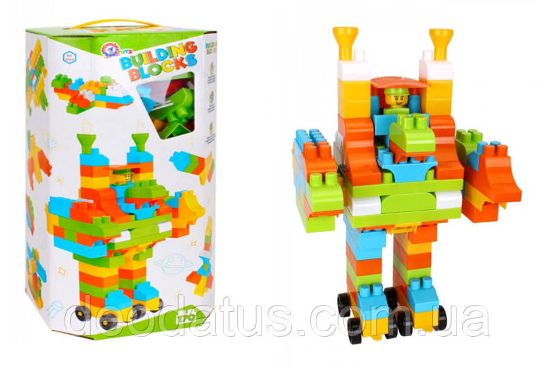 Дитячий конструктор пластиковий Технок 6566 блоковий, 170 деталей, розвиваючий набір для дітей, фото 1