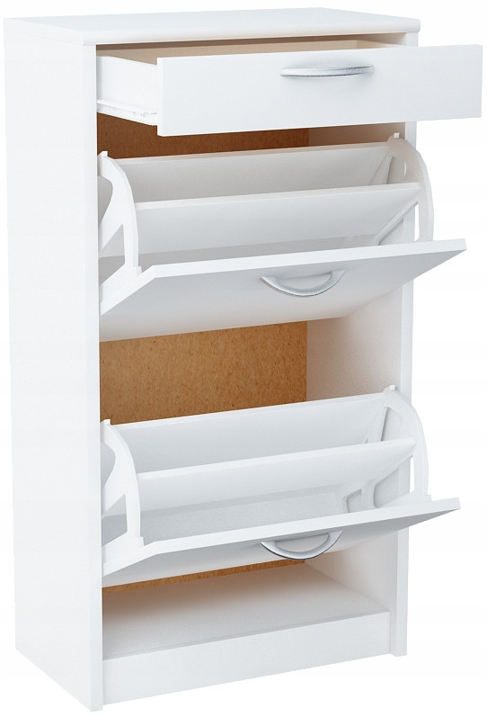 Тумба для взуття Meble Bestseller Julia K034 50x92x28 см білий К034