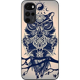 Бампер силіконовий Case для Motorola Moto G22 з малюнком Філін