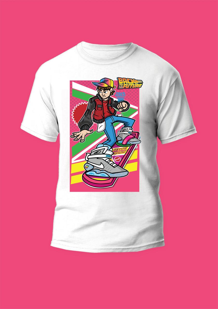 Футболка YOUstyle Back to the future 1100 White