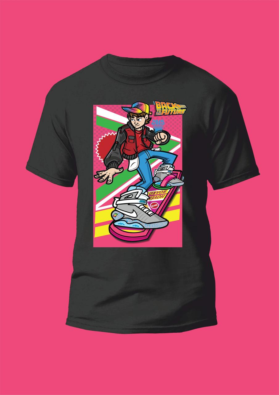 Футболка YOUstyle Back to the future 1100 Black