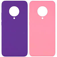 Чехол накладка с микрофиброй Silicone Cover Full without Logo (A) для Xiaomi Redmi K30 Pro / Poco F2 Pro