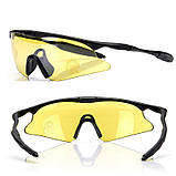 Спортивні окуляри ROBESBON X100 для їзди на велосипеді, скейтборді, лижах, роликах тощо, фото 4
