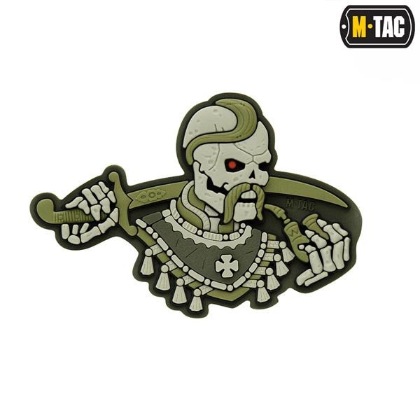 Шеврон PATCH M-TAC Більше разу не вмирати 3D PVC (51160001) Olive