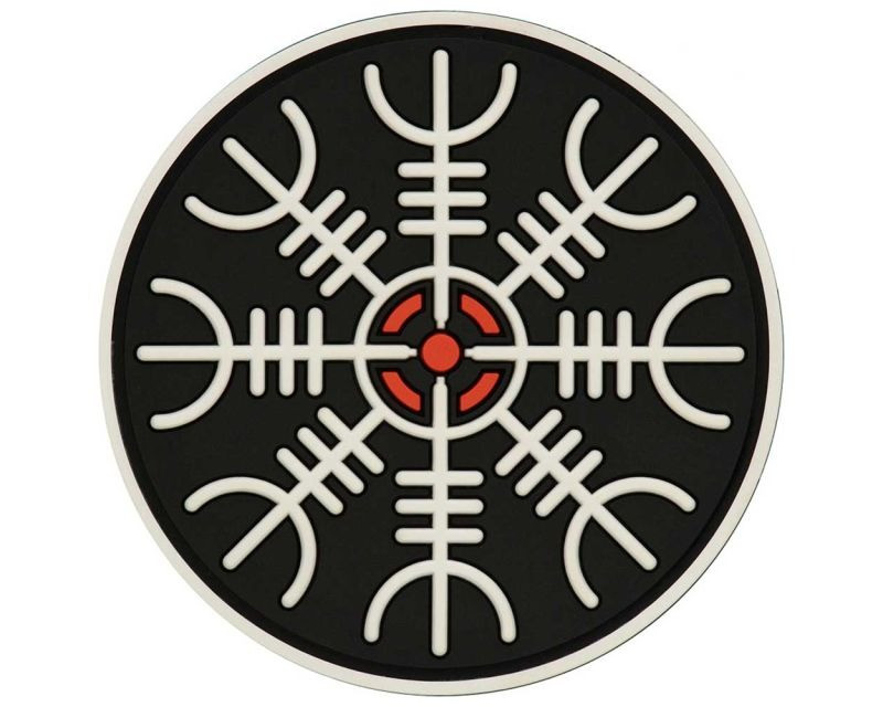Шеврон M-TAC patch Шолом Жаху 3D PVC (51221233) Black/White
