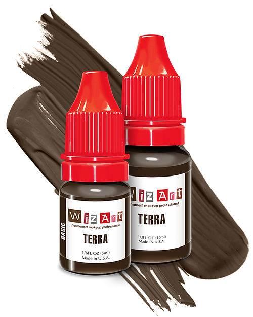 Пігмент для тату брів WizArt Візерарт Terra 5 мл, фото 1