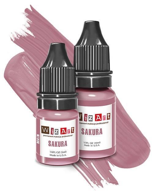 Пігмент для тату губ WizArt Візерарт Sakura 5 мл, фото 1