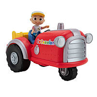 Игровой набор CoComelon Feature Vehicle Трактор со звуком CMW0038, World-of-Toys
