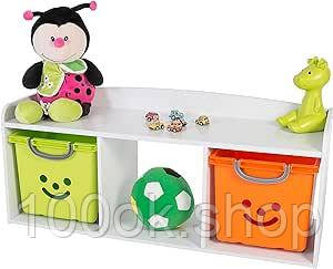 Лавка Iris Ohyama KBN-3R 101.4 x 34 x 43.4 cm White (B07KT8Q9JY) 2694, фото 1