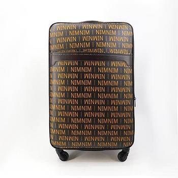 Валіза дорожня 3 в 1 трійка 74*43 см на колесах зі штучної шкіри принт Cans