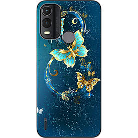 Чохол силіконовий Case для Nokia G11 Plus з картинкою Красиві метелики