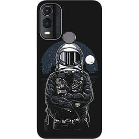 Чохол силіконовий Case для Nokia G11 Plus з картинкою Космонавт і місяць