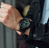 Хороший бюджетний наручний чоловічий годинник SKMEI з каучуковим ремінцем, фото 7