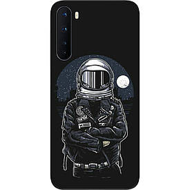 Чохол силіконовий Case для OnePlus Nord з картинкою Космонавт і місяць