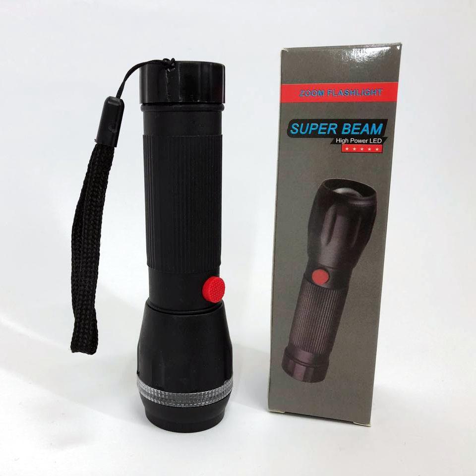 Ручний ліхтарик на батарейках (3хААА) з функцією зуму, кишеньковий мініліхтар LED ліхтар переносний гарний, фото 1