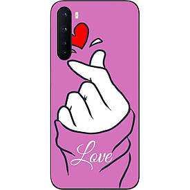 Силіконовий чохол Case для OnePlus Nord з картинкою Рука Love