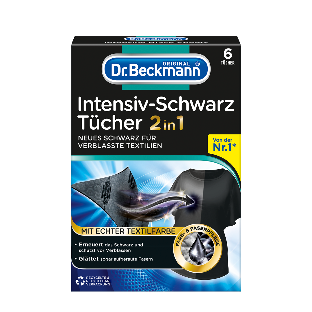 Салфетки для стирки черной одежды Dr.Beckmann 2в1 6 шт (D1996) - фото 1 - id-p2000284629