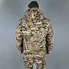 🔥 Куртка зимова "Ultimatum - Softshell на стьобаній підкладці" (Multicam) непромокальна куртка, тактична, зсу, фото 2