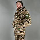 🔥 Куртка зимова "Ultimatum - Softshell на стьобаній підкладці" (Multicam) непромокальна куртка, тактична, зсу, фото 4