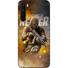 Силіконовий чохол Case для OnePlus Nord з картинкою Call of Duty Kreuger Reaper Крюгер