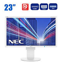 Монитор NEC MultiSync EA234WMi / 23" (1920x1080) IPS / VGA, DVI, HDMI, DisplayPort, USB, Audio / 2x 1W