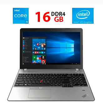 Ноутбук Lenovo ThinkPad E570/ 15.6" (1366x768)/ Core i5-7200U/ 16 GB RAM/ 128 GB SSD/ HD 620, фото 1
