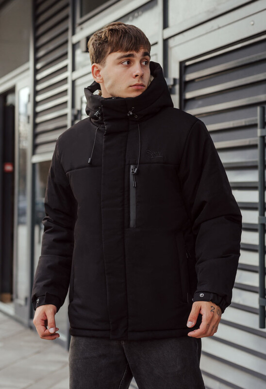 Чорна зимова куртка Staff pa black