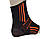 Бандажі на гомілкостоп Power System PS-6022 Ankle Support Evo Black/Orange (2шт.) XL, фото 7