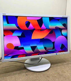 Б/в Монітор NEC MultiSync EA234WMi | 23" (1920x1080) IPS | VGA, DVI, HDMI, DP, USB, Audio | Вбудовані колонки 1W