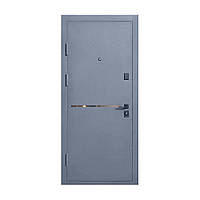 Дверь металлическая Министерство Дверей ПУ-Line Q бетон темный 86*205 см левые