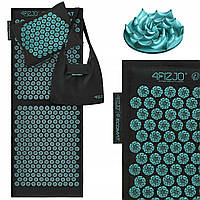 Килимок акупунктурний з подушкою 4FIZJO Eco Mat XL Аплікатор Кузнєцова 4FJ0514 Black/Blue