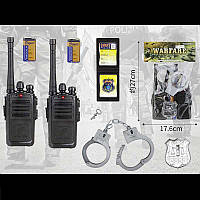 Рация арт. JL111-17 (72шт/2) батар. наручники, пакет 27*17,6см от style & step