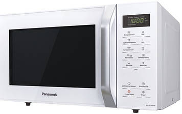 Мікрохвильова піч Panasonic, 25 л, електронне управ., 800 Вт, дисплей, білий
