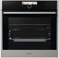 Духовой шкаф Gorenje электрический, 73л, A+, дисплей, ф-ция пароварки, нерж