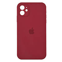 Чехол Silicone Case Square Full Camera для iPhone 11 Цвет 37.Rose redот магазина style & step