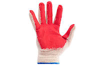 Перчатки Intertool - с латексным покрытием 8" (бело-красная) от магазина style & step