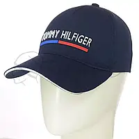 Бейсболка на флекс-резинке закрытая универсальная кепка кукуруза с резиновым логотипом Tommy Hilfiger BSH19765