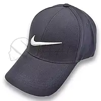 Бейсболка брендовая из плотного коттона кепка универсальная с металлическим регулятором Nike OTIB999