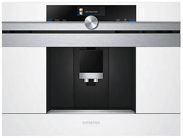 Кавомашина Siemens вбудована, 2.4л, зерно+мелена, автомат.капуч, LED-дисплей, авторецептів -30, білий