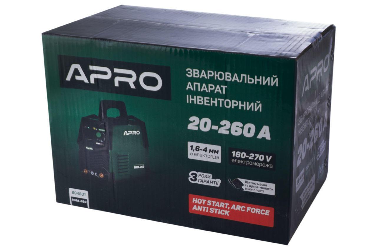 Сварочный инвертор Apro - MMA-260 от магазина style & step - фото 5 - id-p2000421392