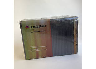 Нагрудники стоматологічні, тришарові, серветки BLACKSEAMED™, чорні, 50 шт