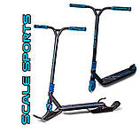 Самокат【2в1】Снігокат із лижами Scale Sports Adrenaline Синій, фото 9
