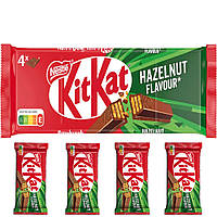 Шоколадні батончики KitKat Hazelnut flavour 166г (4*41.5г)