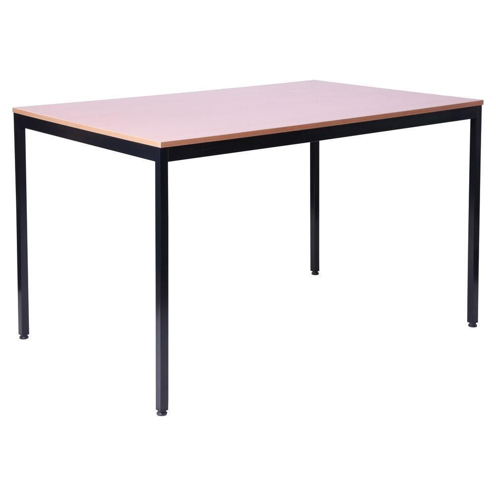 Стіл Турін розбірний чорний графіт дсп дуб сонома 1187х600х750H мм (AMF-ТМ)